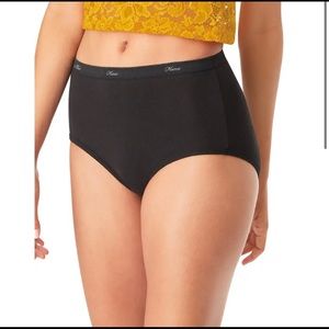 Women’s Cool Comfort cotton Brief Black Panties - 2